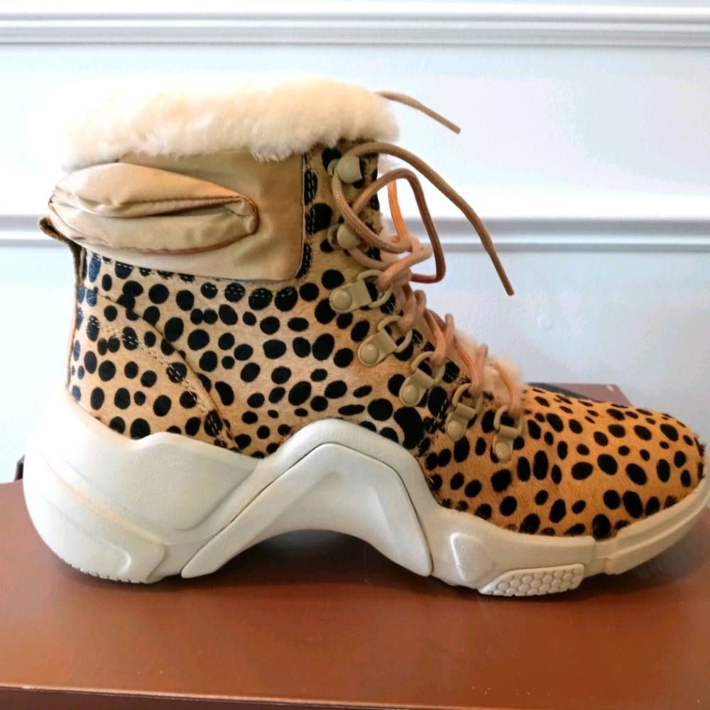 New Mark Nason Los Angeles Cheetah Lillie boots